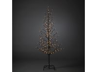 Dekorationsträd svart amber LED 150cm
