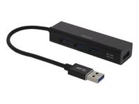 Hub DELTACO 1xUSB A + 4xUSB-A