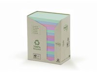 Notes POST-IT 100%recyc 127x76Rainb16/F