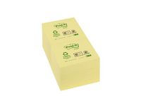 Notes POST-IT recycled gul 76x76mm