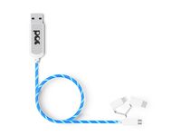 Kabel PAC 3in1 1m LED-Belyst Blå