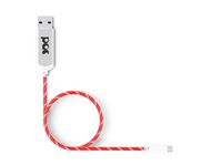 Kabel PAC Lightning 1m LED-Belyst Röd