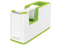 Tejpdispenser m tejp WOW vit/grön