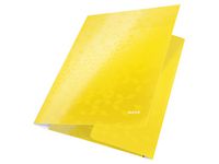 Gummibandsmapp LEITZ WOW 3-kl A4 gul