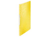 Demobok LEITZ WOW PP 20 fickor gul