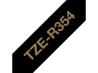 Tape BROTHER Tze-R354 24mm Guld på Svart