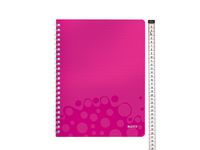 Anteckningsbok WOW PP A4 lin oh cerise