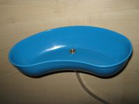 Rondskål med avlopp