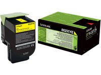 Lexmark Toner LEXMARK 80C2XYE Gul