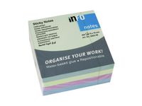 Notes kub INFO NOTES 75x75mm 400bl gul