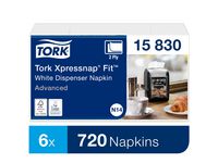 Servett TORK Xpressnap N14 vit 120/FP