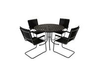 Matgrupp Holmsund svart/svart