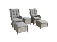 Lounge set Vikelund grå