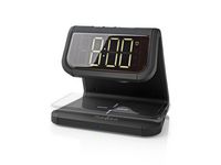 VÃ¤ckarklocka NEDIS QI-Laddare Svart