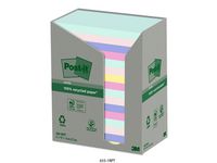 Notes POST-IT 100%re 76x127 sort.f 16/FP