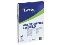 Etikett LYRECO 74x105mm 800/FP