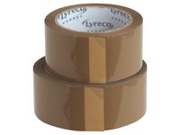 Packtejp LYRECO PP 50mmx100m brun 6/FP