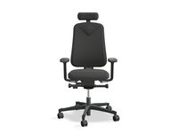 Höganäs 280 svart inkl armstöd/nackstöd