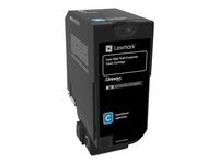 Toner LEXMARK 74C2HCE Cyan