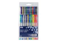 Gelpennor 20-pack