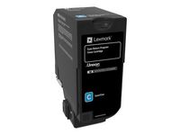 Toner LEXMARK 74C20C0 cyan