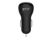 Laddare Bil GEAR 12-24V 2xUSB 2.4A S