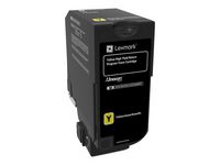 Lexmark Toner LEXMARK 74C2HY0 gul