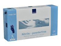Handske nitril puderfri L blå (100)