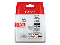 Bläckpatron CANON CLI-581XXL CMYBK 4/FP
