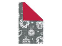 Hedlunds OF SWEDEN Julpapper Wreaths, dubbelsidig (rulle om 165 m)