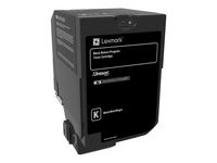 Lexmark Toner LEXMARK 74C20K0 svart