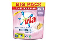Tvättkapslar VIA Color Sens. C+C 24/FP
